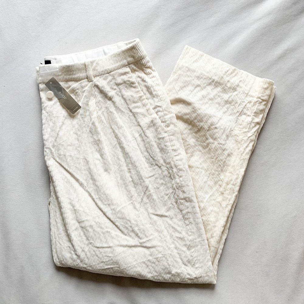 J.Crew Cream Tapered-leg Italian Corduroy Pant - Picture 2 of 5